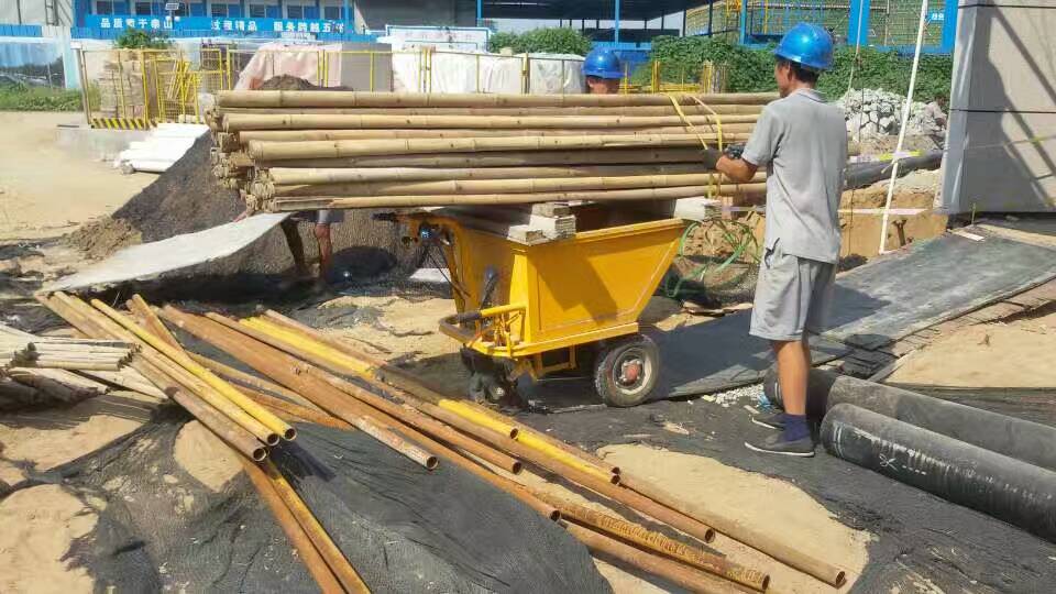 電動灰斗車 工作現場